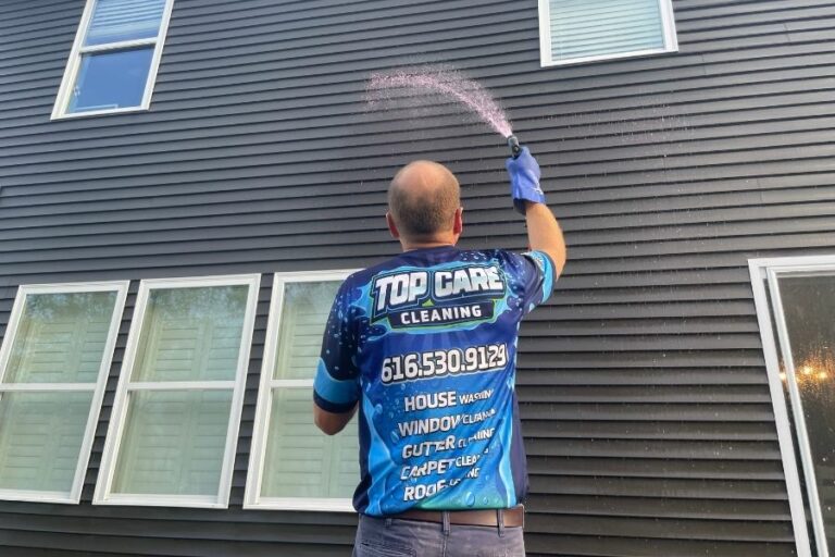 House Washing and Pressure Washing Grand Rapids MI Top Care Cleaning
